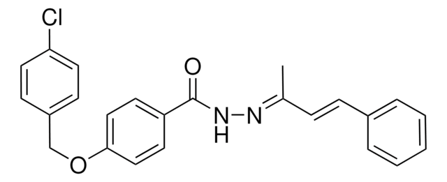 4-((4-CHLOROBENZYL)OXY)-N'-(1-METHYL-3-PHENYL-2-PROPENYLIDENE)BENZOHYDRAZIDE AldrichCPR