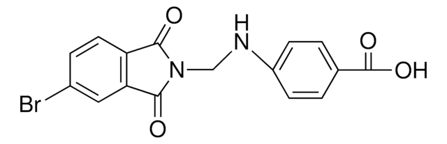 4-((5-BROMO-1,3-DIOXO-1,3-DIHYDRO-ISOINDOL-2-YLMETHYL)-AMINO)-BENZOIC ACID AldrichCPR