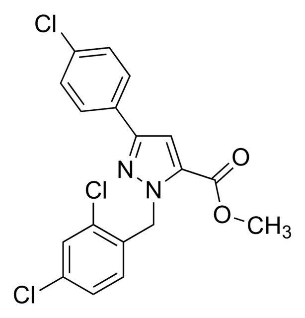 Methyl 1-(2,4-dichlorobenzyl)-3-(4-chlorophenyl)-1H-pyrazole-5-carboxylate AldrichCPR