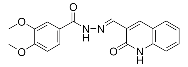 3,4-DIMETHOXY-N'-((2-OXO-1,2-DIHYDRO-3-QUINOLINYL)METHYLENE)BENZOHYDRAZIDE AldrichCPR