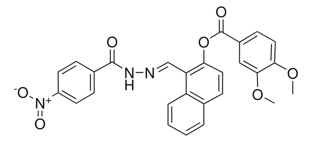 1-(2-(4-NITROBENZOYL)CARBOHYDRAZONOYL)-2-NAPHTHYL 3,4-DIMETHOXYBENZOATE ...