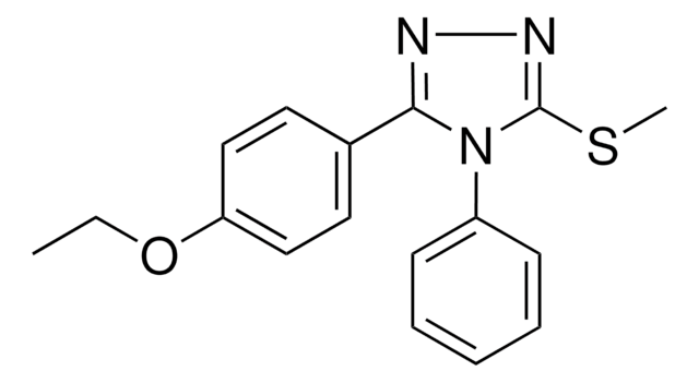 3-(4-ETHOXYPHENYL)-5-(METHYLSULFANYL)-4-PHENYL-4H-1,2,4-TRIAZOLE AldrichCPR