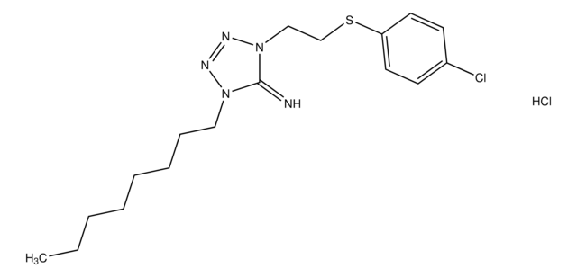 1-{2-[(4-chlorophenyl)sulfanyl]ethyl}-4-octyl-1,4-dihydro-5H-tetraazol-5-imine hydrochloride AldrichCPR