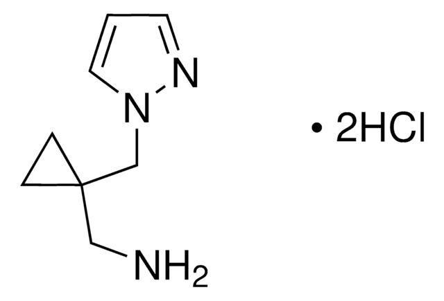 1-[1-(1H-Pyrazol-1-ylmethyl)cyclopropyl]methanamine dihydrochloride AldrichCPR