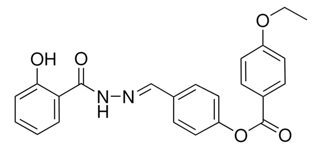 4-(2-(2-HYDROXYBENZOYL)CARBOHYDRAZONOYL)PHENYL 4-ETHOXYBENZOATE AldrichCPR