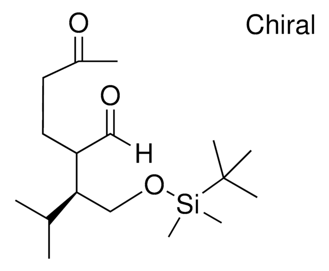 2-[(1S)-1-({[TERT-BUTYL(DIMETHYL)SILYL]OXY}METHYL)-2-METHYLPROPYL]-5-OXOHEXANAL AldrichCPR