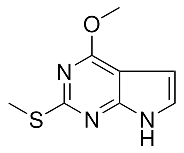 METHYL 2-(METHYLSULFANYL)-7H-PYRROLO[2,3-D]PYRIMIDIN-4-YL ETHER AldrichCPR