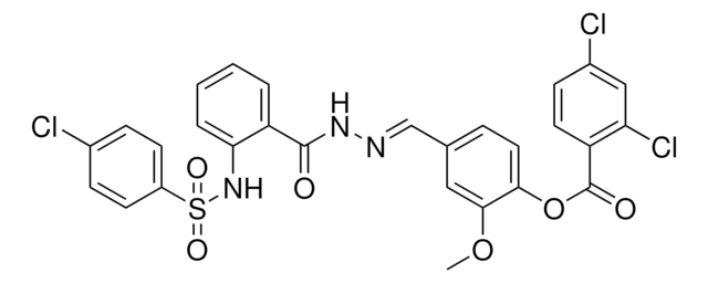 4-{(E)-[(2-{[(4-CHLOROPHENYL)SULFONYL]AMINO}BENZOYL)HYDRAZONO]METHYL}-2 ...