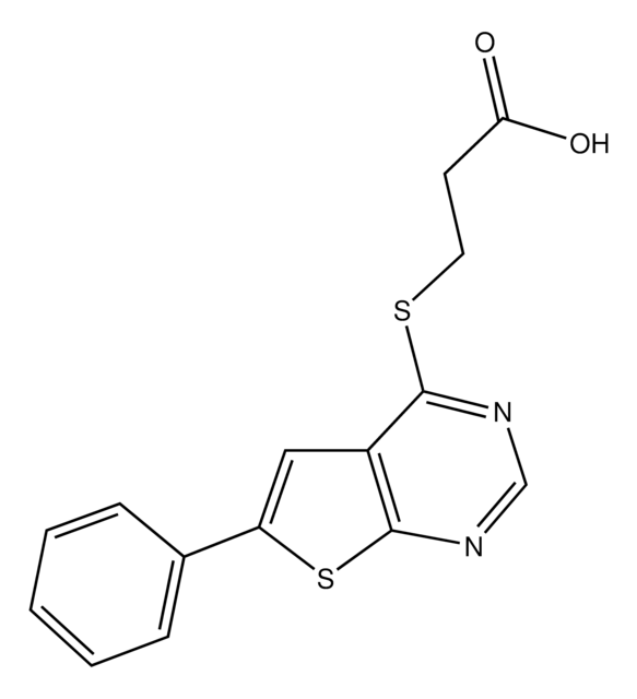 3-(6-Phenylthieno[2,3-d]pyrimidin-4-ylthio)propanoic acid