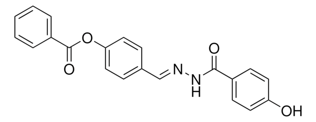 4-(2-(4-HYDROXYBENZOYL)CARBOHYDRAZONOYL)PHENYL BENZOATE AldrichCPR ...