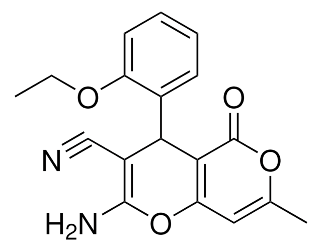 2-AMINO-4-(2-ETHOXYPHENYL)-7-ME-5-OXO-4H,5H-PYRANO(4,3-B)PYRAN-3-CARBONITRILE AldrichCPR