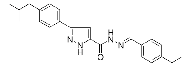 3-(4-ISOBUTYLPHENYL)-N'-(4-ISOPROPYLBENZYLIDENE)-1H-PYRAZOLE-5-CARBOHYDRAZIDE AldrichCPR