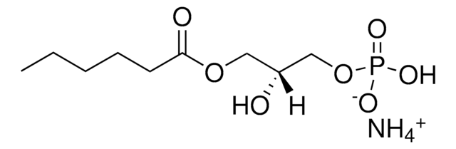 06:0 Lyso PA 1-hexanoyl-2-hydroxy-sn-glycero-3-phosphate (ammonium salt), chloroform