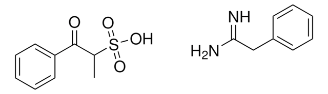 1-OXO-1-PHENYL-2-PROPANESULFONIC ACID COMPOUND WITH 2-PHENYLETHANIMIDAMIDE AldrichCPR