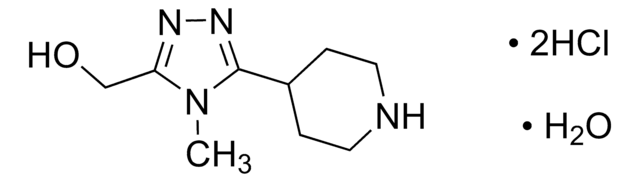 [4-Methyl-5-(4-piperidinyl)-4H-1,2,4-triazol-3-yl]methanol dihydrochloride hydrate AldrichCPR