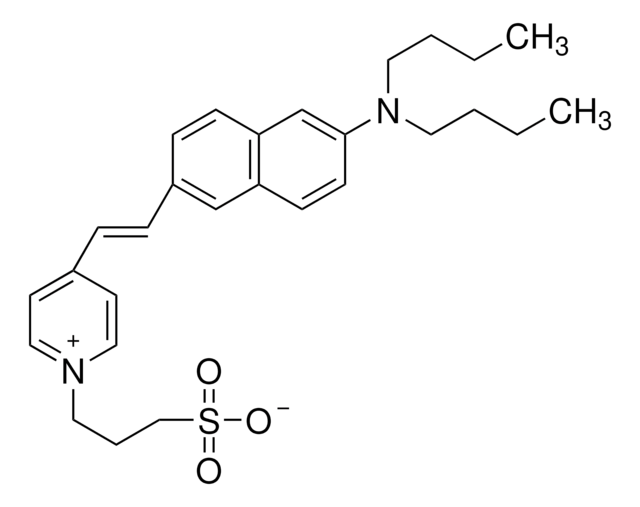 4-(2-(6-(Dibutylamino)-2-naphthalenyl)ethenyl)-1-(3-sulfopropyl)pyridinium hydroxide inner salt &#8805;95% (HPLC), solid