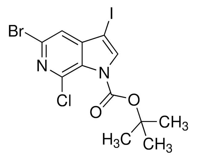 tert-Butyl 5-bromo-7-chloro-3-iodo-1H-pyrrolo[2,3-c]pyridine-1-carboxylate AldrichCPR