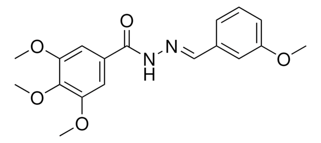 3,4,5-TRIMETHOXY-N'-(3-METHOXYBENZYLIDENE)BENZOHYDRAZIDE AldrichCPR