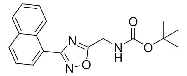 tert-Butyl ((3-(naphthalen-1-yl)-1,2,4-oxadiazol-5-yl)methyl)carbamate AldrichCPR