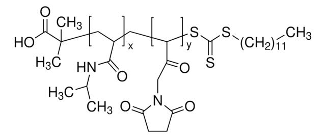 Poly(N-isopropyl acrylamide-co-(N-methacryloxysuccinimide)) NHS 10 mol%, average Mn 5,000