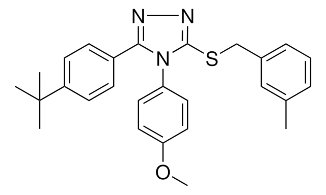 4-{3-(4-TERT-BUTYLPHENYL)-5-[(3-METHYLBENZYL)SULFANYL]-4H-1,2,4-TRIAZOL-4-YL}PHENYL METHYL ETHER AldrichCPR