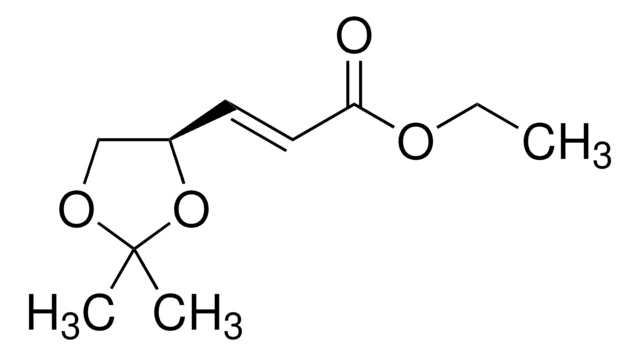 Ethyl (R)-(&#8722;)-3-(2,2-dimethyl-1,3-dioxolan-4-yl)-trans-2-propenoate 97%