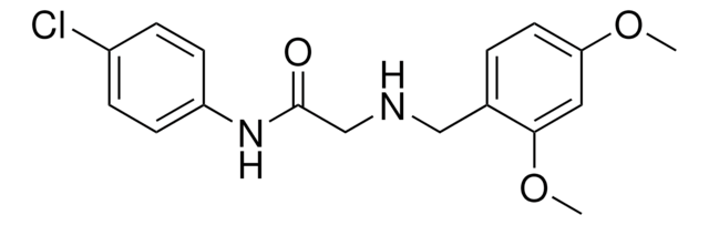 N-(4-CHLOROPHENYL)-2-((2,4-DIMETHOXYBENZYL)AMINO)ACETAMIDE AldrichCPR