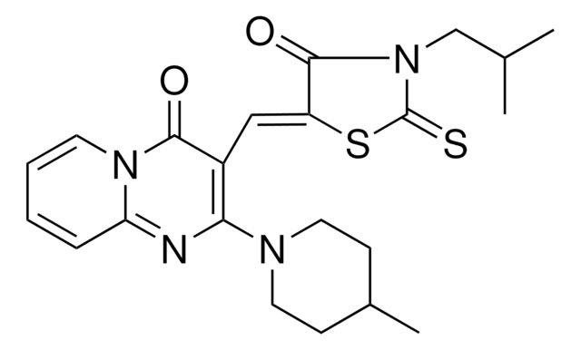 3-[(Z)-(3-ISOBUTYL-4-OXO-2-THIOXO-1,3-THIAZOLIDIN-5-YLIDENE)METHYL]-2-(4-METHYL-1-PIPERIDINYL)-4H-PYRIDO[1,2-A]PYRIMIDIN-4-ONE AldrichCPR