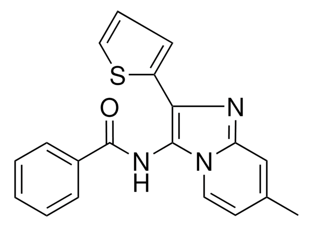 N-(7-METHYL-2-(2-THIENYL)IMIDAZO(1,2-A)PYRIDIN-3-YL)BENZAMIDE AldrichCPR