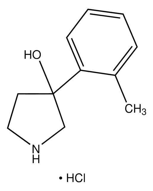 3-(2-Methylphenyl)pyrrolidin-3-ol hydrochloride AldrichCPR