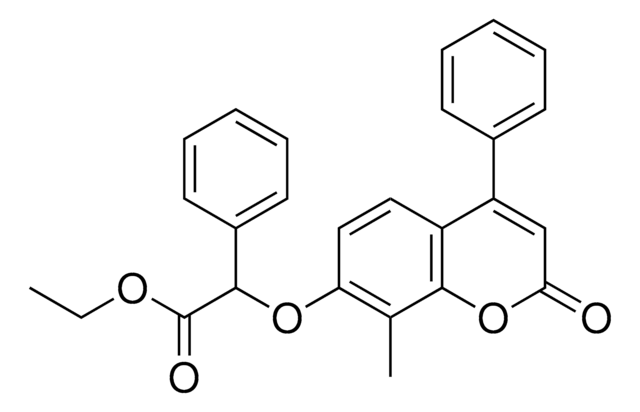 ETHYL ((8-METHYL-2-OXO-4-PHENYL-2H-CHROMEN-7-YL)OXY)(PHENYL)ACETATE AldrichCPR