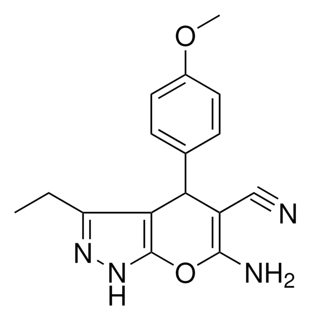 6-AMINO-3-ET-4-(4-METHOXYPHENYL)-1,4-DIHYDROPYRANO(2,3-C)PYRAZOLE-5-CARBONITRILE AldrichCPR