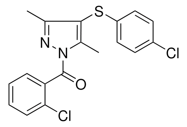 1-(2-CHLOROBENZOYL)-4-((4-CHLOROPHENYL)SULFANYL)-3,5-DIMETHYL-1H-PYRAZOLE AldrichCPR