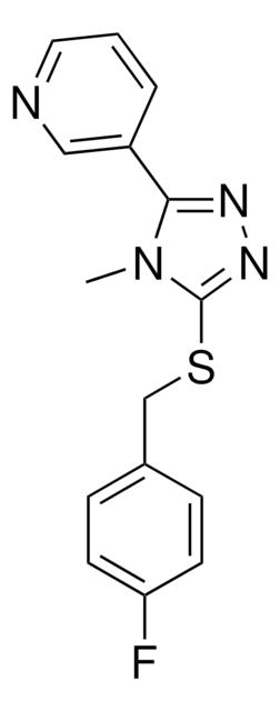 3-(5-((4-FLUOROBENZYL)THIO)-4-METHYL-4H-1,2,4-TRIAZOL-3-YL)PYRIDINE AldrichCPR