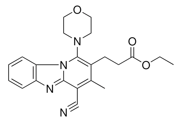 ET 3-(4-CYANO-3-ME-1-(4-MORPHOLINYL)PYRIDO(1,2-A)BENZIMIDAZOL-2-YL)PROPANOATE AldrichCPR