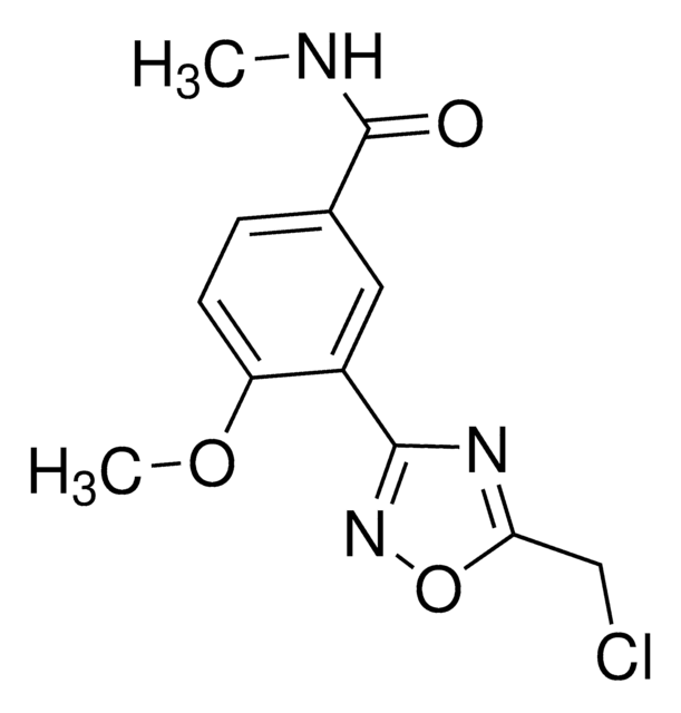 3-[5-(Chloromethyl)-1,2,4-oxadiazol-3-yl]-4-methoxy-N-methylbenzamide AldrichCPR