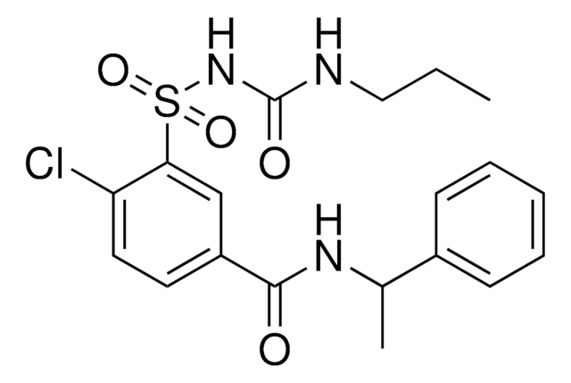 4-CHLORO-N-(1-PHENYLETHYL)-3-((((PROPYLAMINO)CARBONYL)AMINO)SULFONYL)BENZAMIDE AldrichCPR