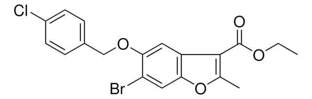 ETHYL 6-BROMO-5-((4-CHLOROBENZYL)OXY)-2-METHYL-1-BENZOFURAN-3-CARBOXYLATE AldrichCPR