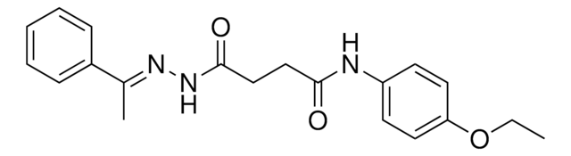 N-(4-ETHOXYPHENYL)-4-OXO-4-(2-(1-PHENYLETHYLIDENE)HYDRAZINO)BUTANAMIDE AldrichCPR