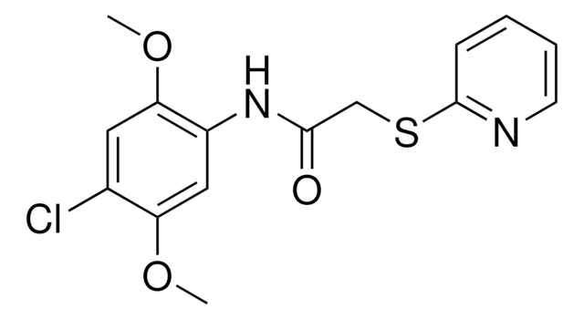 N-(4-CHLORO-2,5-DIMETHOXYPHENYL)-2-(2-PYRIDINYLSULFANYL)ACETAMIDE AldrichCPR