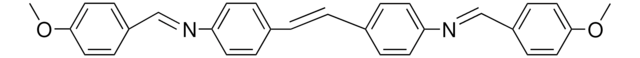 N-[(E)-(4-METHOXYPHENYL)METHYLIDENE]-N-{4-[(E)-2-(4-{[(E)-(4-METHOXYPHENYL)METHYLIDENE]AMINO}PHENYL)ETHENYL]PHENYL}AMINE AldrichCPR