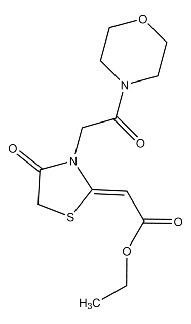 Ethyl [3-(2-morpholin-4-yl-2-oxoethyl)-4-oxothiazolidin-2-ylidene]acetate