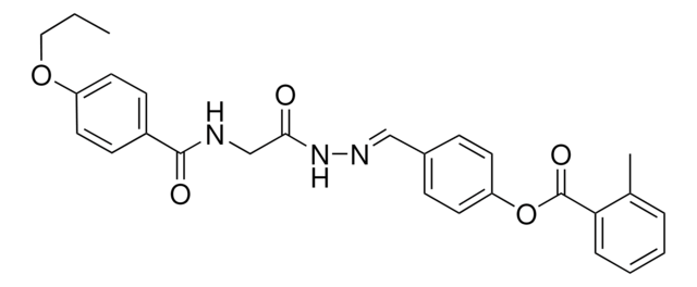 4-(2-(((4-PROPOXYBENZOYL)AMINO)ACETYL)CARBOHYDRAZONOYL)PHENYL 2 ...