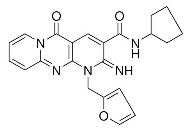 N-CYCLOPENTYL-1-(2-FURYLMETHYL)-2-IMINO-5-OXO-1,5-DIHYDRO-2H-DIPYRIDO[1,2-A:2,3-D]PYRIMIDINE-3-CARBOXAMIDE AldrichCPR