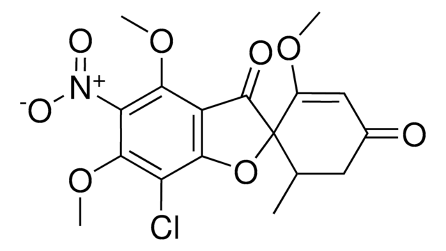 7-Chloro-2&#8242;,4,6-trimethoxy-6&#8242;-methyl-5-nitro-3H-spiro[benzofuran-2,1&#8242;-cyclohex[2]ene]-3,4&#8242;-dione AldrichCPR