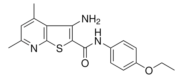 3-AMINO-N-(4-ETHOXYPHENYL)-4,6-DIMETHYLTHIENO(2,3-B)PYRIDINE-2-CARBOXAMIDE AldrichCPR