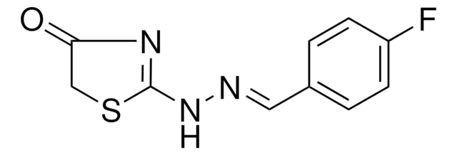 4-FLUOROBENZALDEHYDE (4-OXO-4,5-DIHYDRO-1,3-THIAZOL-2-YL)HYDRAZONE AldrichCPR