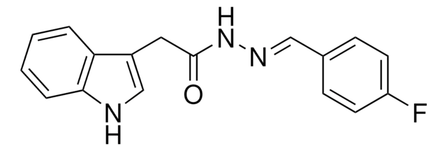 N'-[(4-FLUOROPHENYL)METHYLIDENE]-2-(1H-INDOL-3-YL)ACETOHYDRAZIDE AldrichCPR