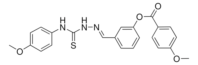 3-(2-((4-METHOXYANILINO)CARBOTHIOYL)CARBOHYDRAZONOYL)PHENYL 4-METHOXYBENZOATE AldrichCPR