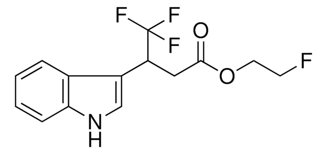 4,4,4-TRIFLUORO-3-(1H-INDOL-3-YL)-BUTYRIC ACID 2-FLUORO-ETHYL ESTER AldrichCPR